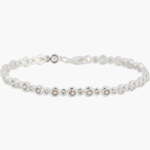 Bezel Set CZ Tennis Bracelet
